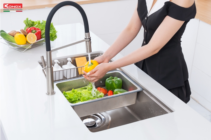 Bồn rửa chén 1 hố inox 304