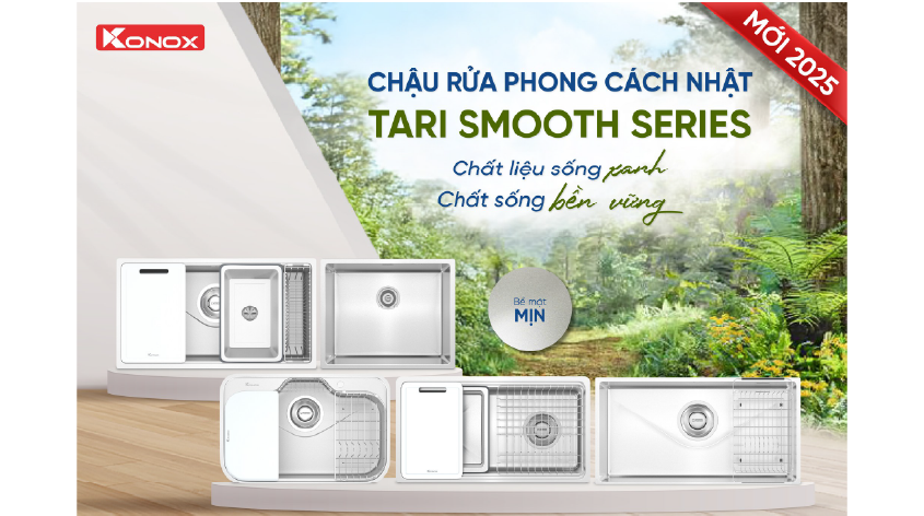 Bồn rửa chén phong cách Nhật