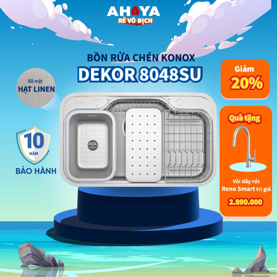 Bồn rửa chén Konox Dekor 8048SU