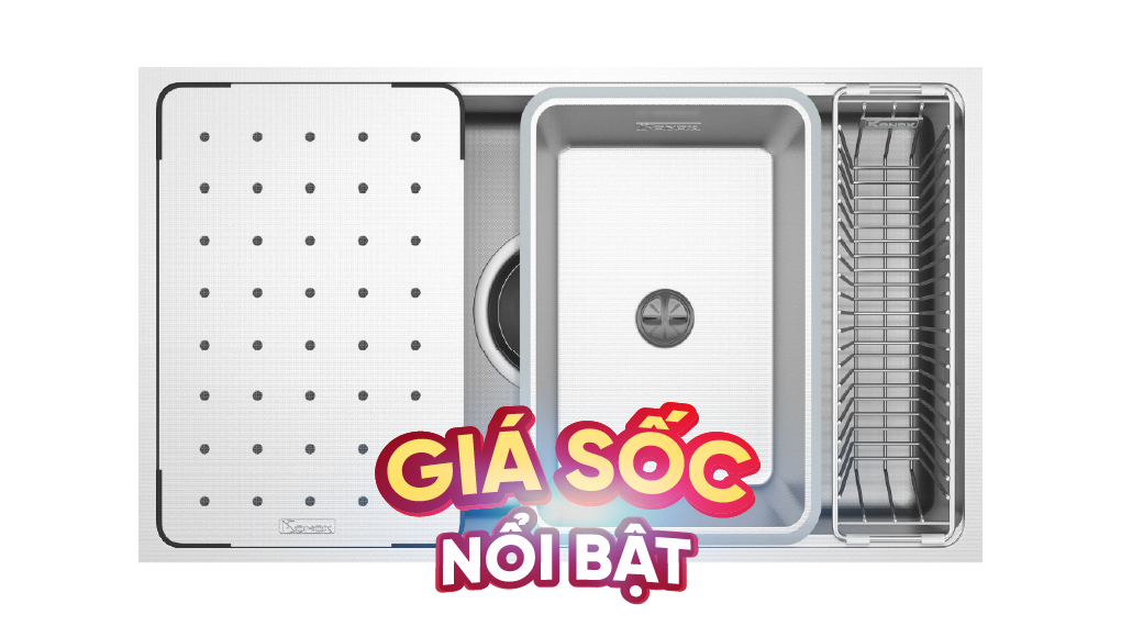 Bồn rửa chén Konox Dekor 8044SU