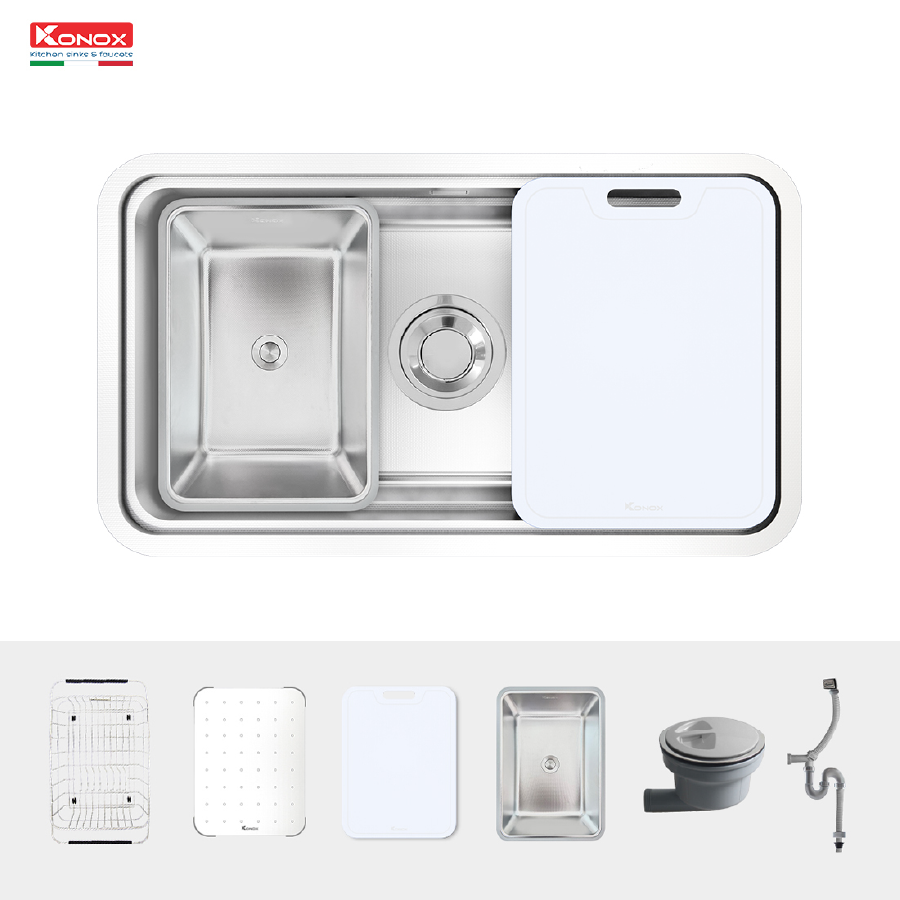 Bồn rửa chén Konox Dekor 8347SU - phụ kiện