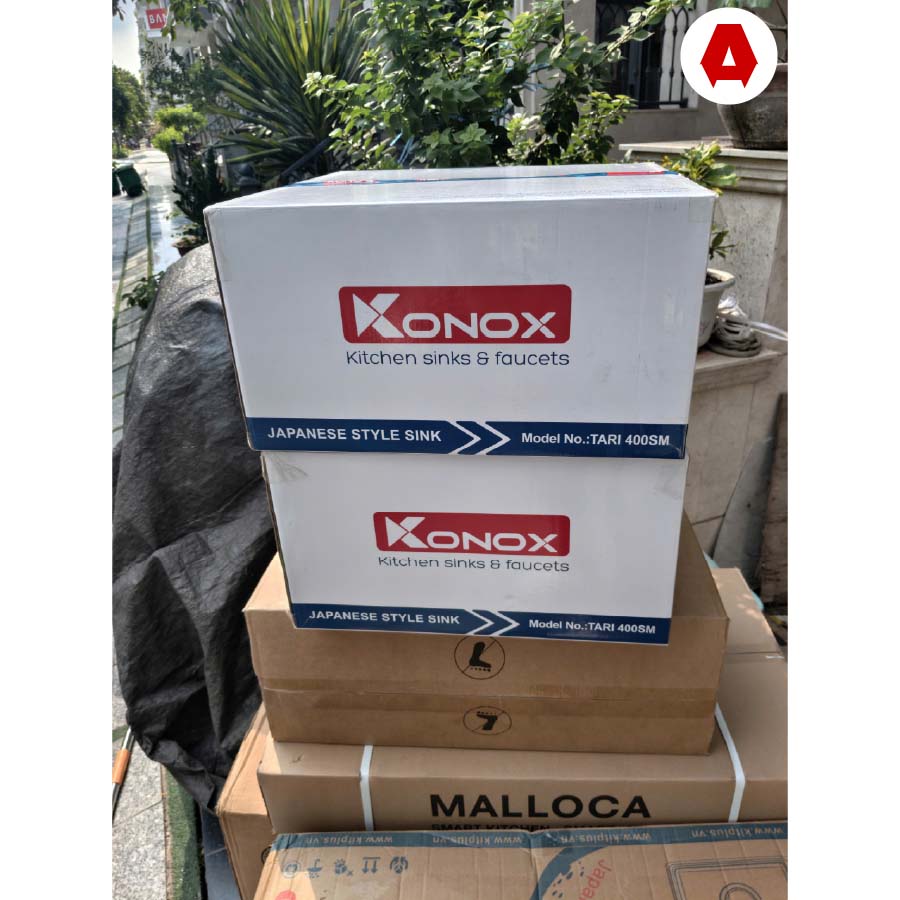Bồn rửa chén Konox Tari 400SM - thực tế 2