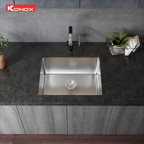 Bồn rửa chén Konox Tari 500SM 1 ngăn 500mm 1.2 POSCO 304