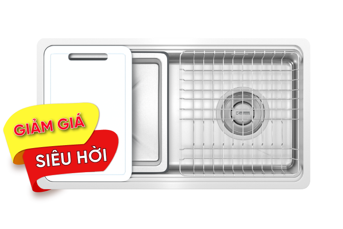 Bồn rửa chén Konox Tari 780SM 1.2 POSCO 304