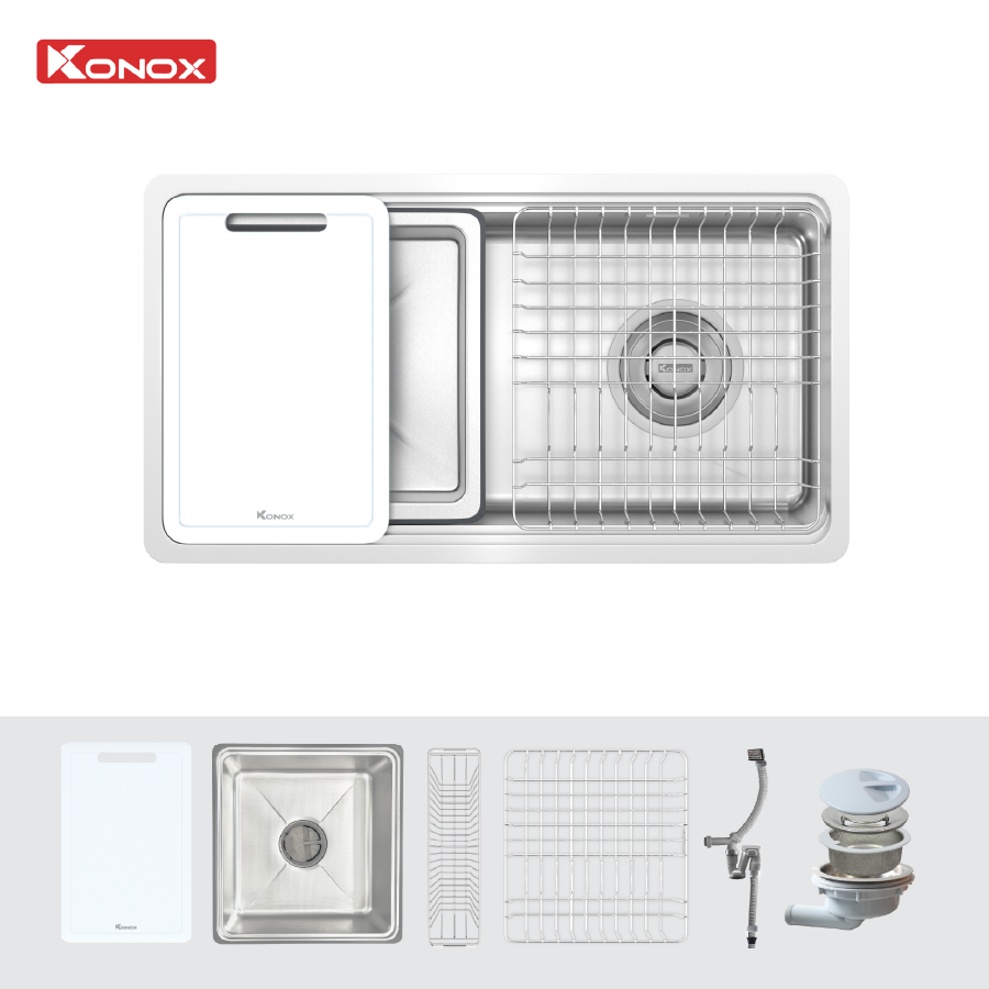 Bồn rửa chén Konox Tari 780SM - phụ kiện