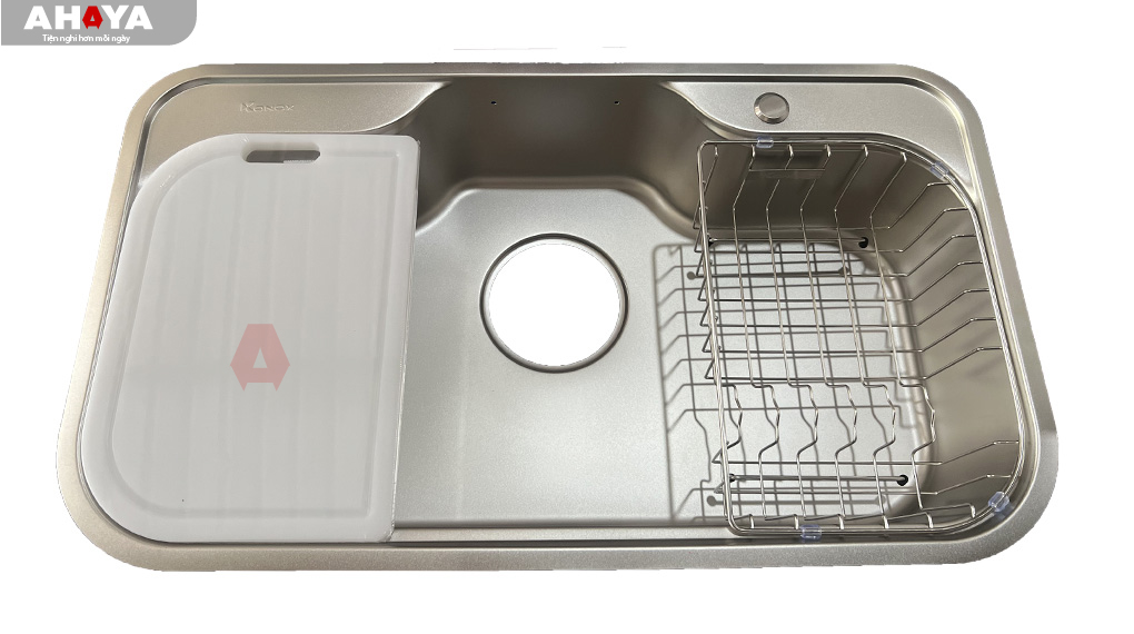 Bồn rửa chén Konox Tari 9051SM 1 ngăn 900mm 1.2 POSCO 304