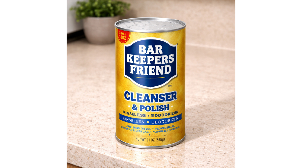 Cách vệ sinh bồn rửa chén bằng Barkeeper