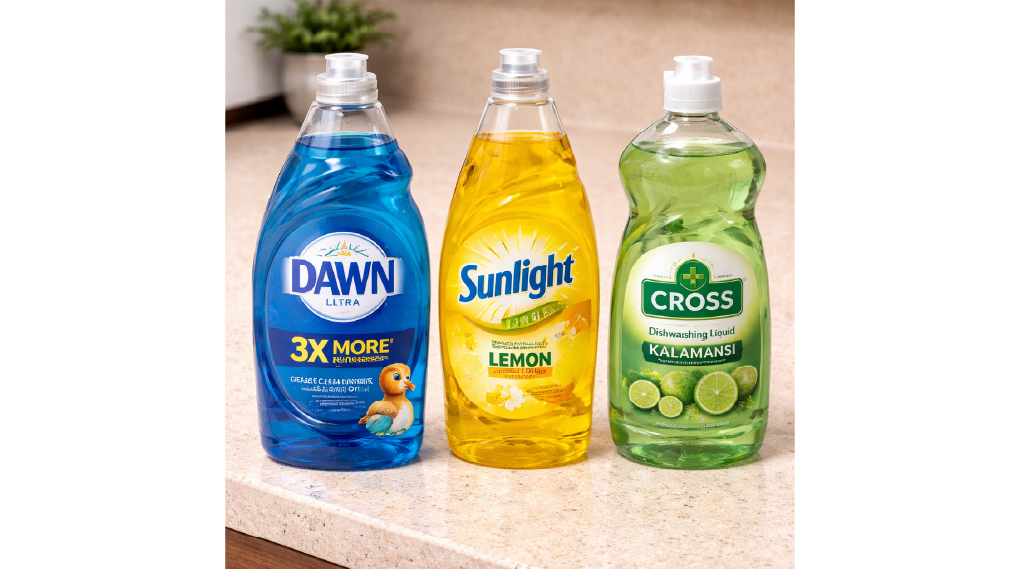 Cách vệ sinh bồn rửa chén bằng nước rửa chén