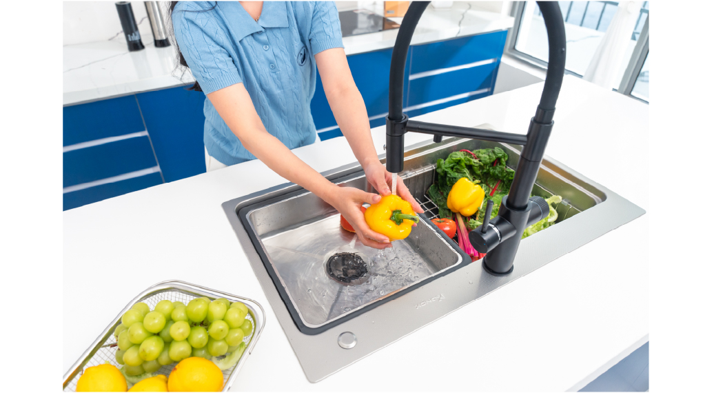 Nên dùng bồn rửa chén 1 ngăn hay 2 ngăn - 1 ngăn