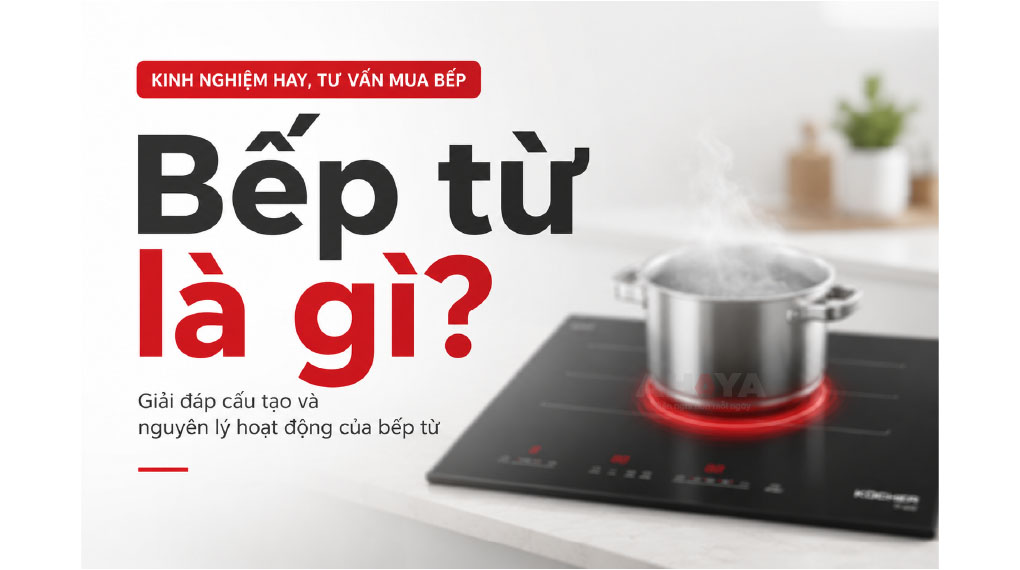 Bếp từ là gì? Giải đáp cấu tạo và nguyên lý hoạt động của bếp từ