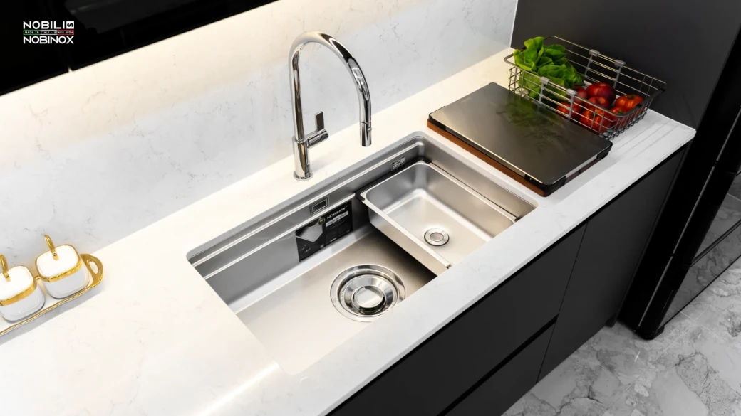 Bồn rửa chén 1 ngăn Nobili Nobinox