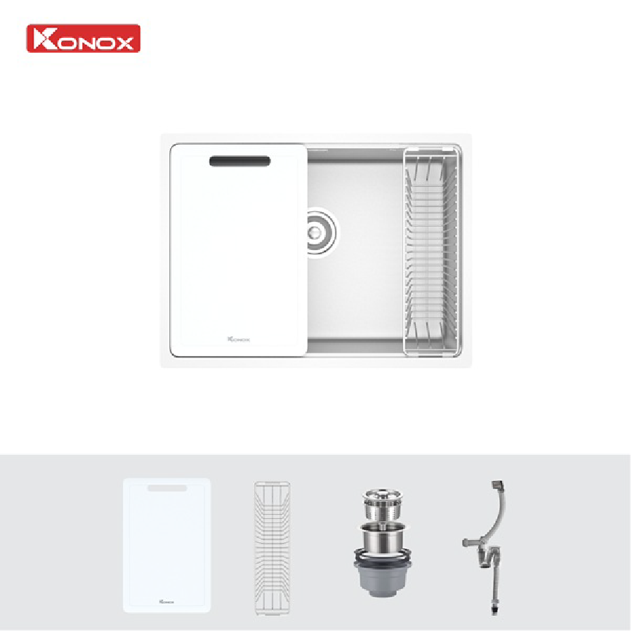 Bồn rửa chén Konox Tari 6448SM - phụ kiện