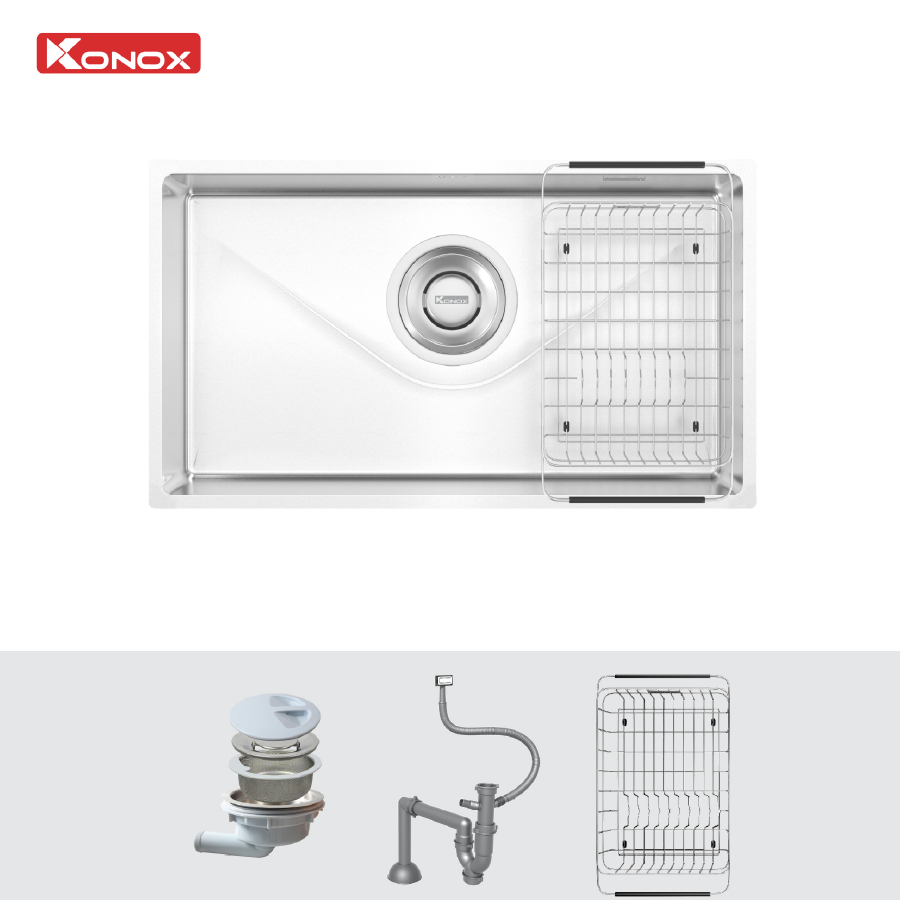 Bồn rửa chén Konox Tari 800SM - phụ kiện
