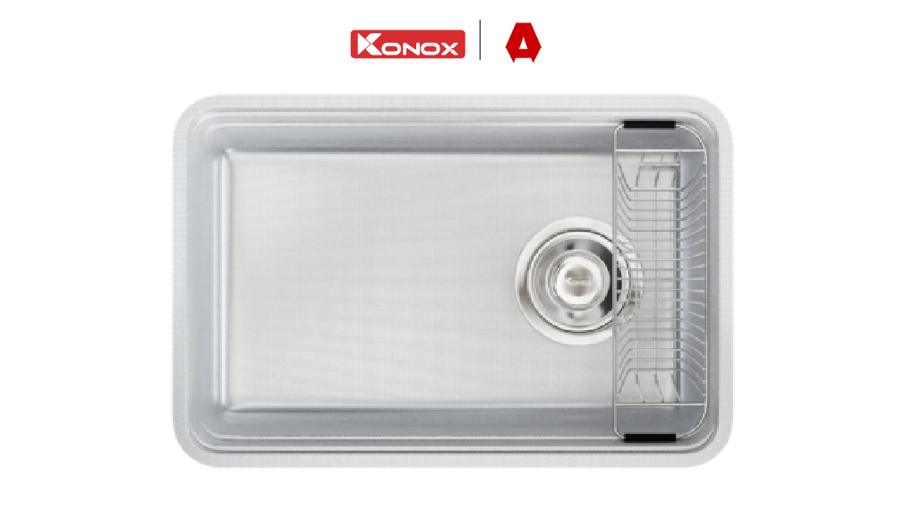 Bồn rửa chén Konox Tari Smart 7047PP - 1
