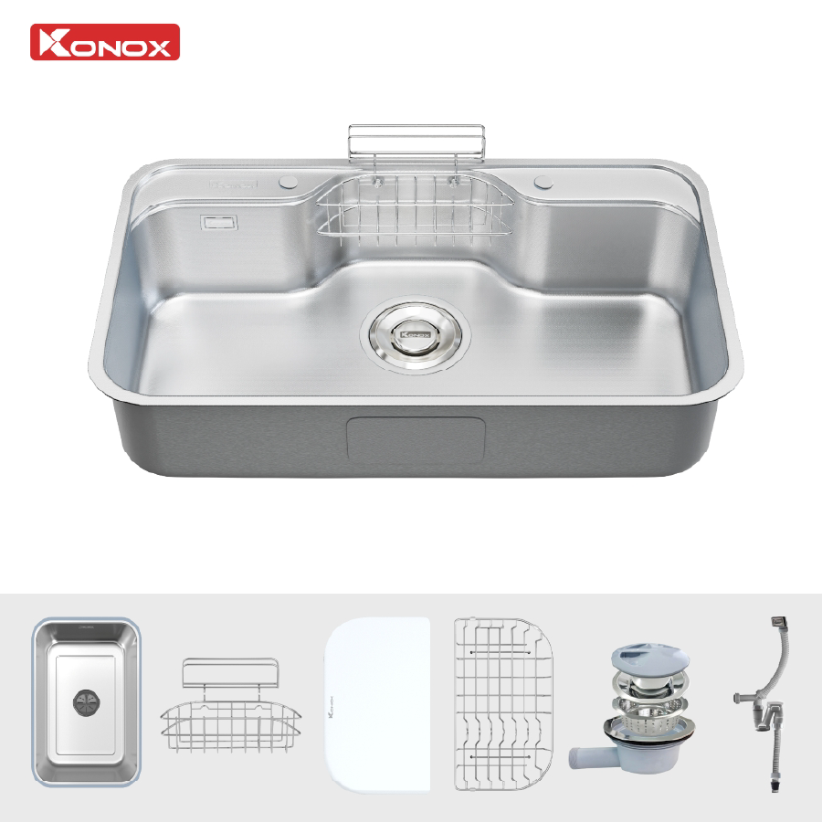 Bồn rửa chén Konox Tari Smart 9051 - phụ kiện