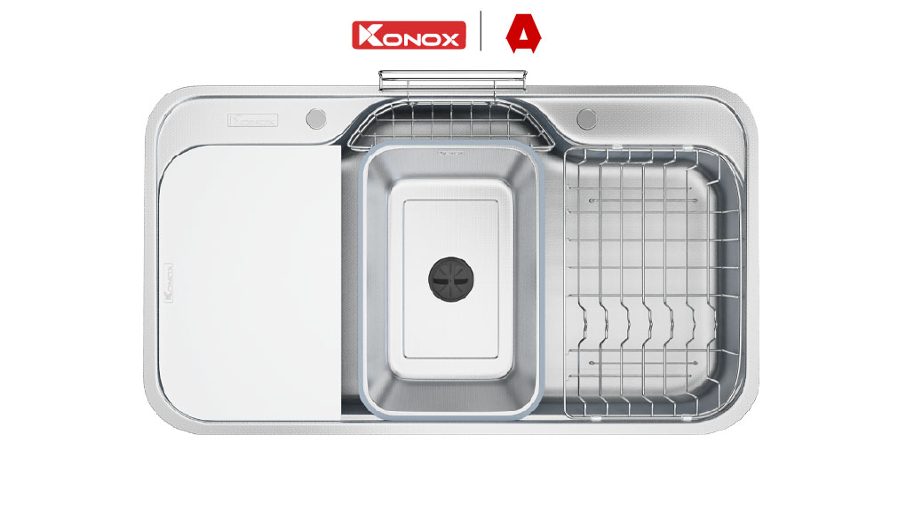 Bồn rửa chén Konox Tari Smart 9051