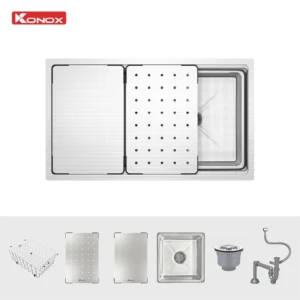 Bồn rửa chén Konox Dekor 7644SU - phụ kiện