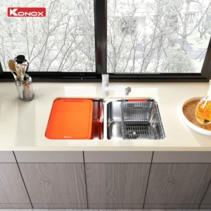 Bồn rửa chén Konox R50 Tari 7846DU - render 1