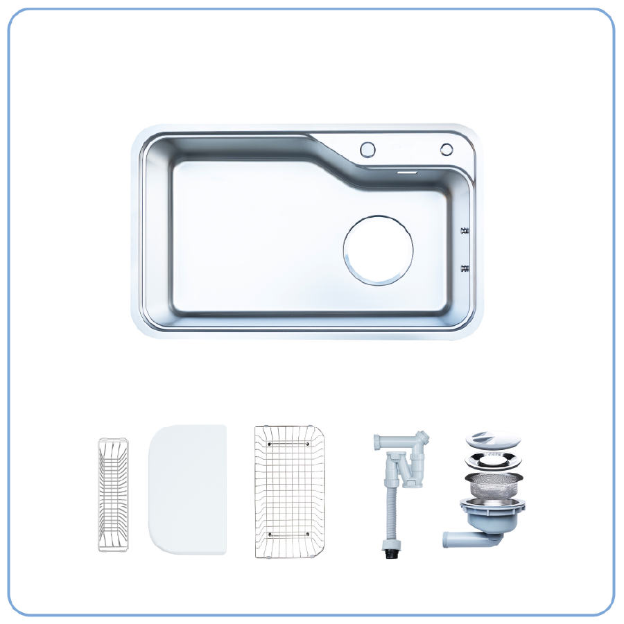 Bồn rửa chén NOBINOX NOVA A182 - phụ kiện
