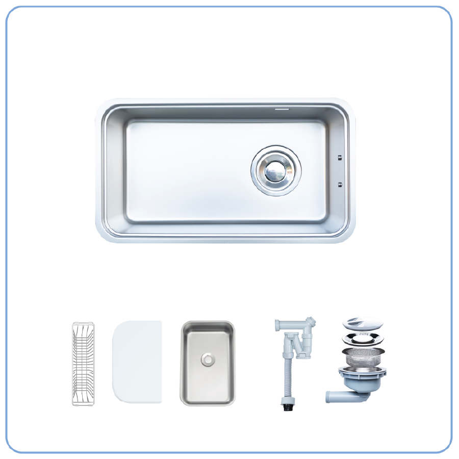 Bồn rửa chén NOBINOX NOVA A282M - phụ kiện