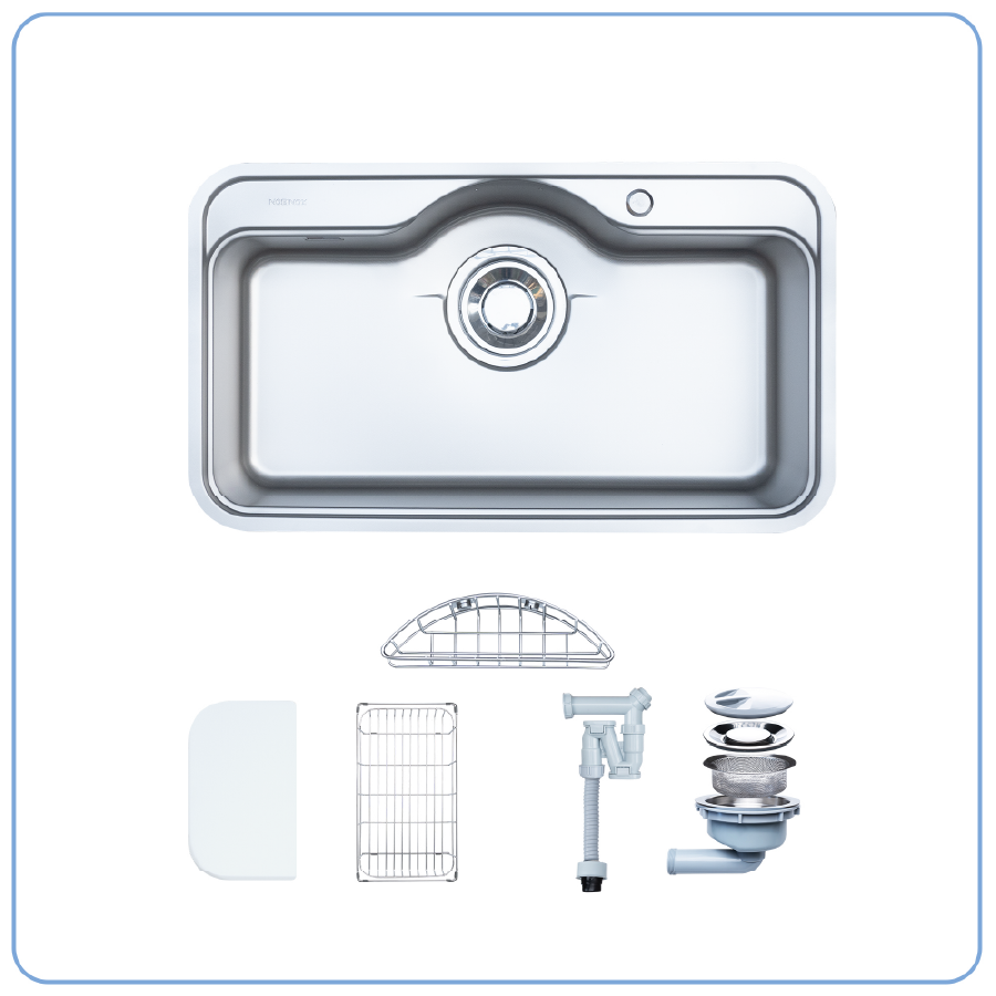Bồn rửa chén NOBINOX ROSA NN995D - phụ kiện