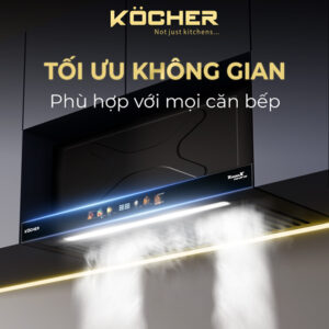Máy hút mùi âm tủ Kocher 3D X3D-350N 6