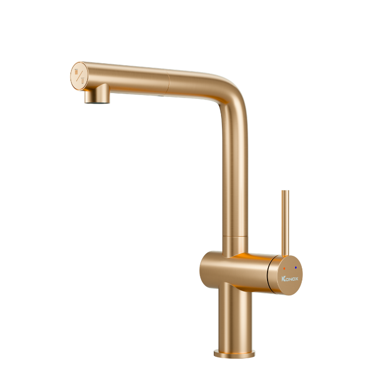 Vòi rửa chén Konox Stream Smart Champagne